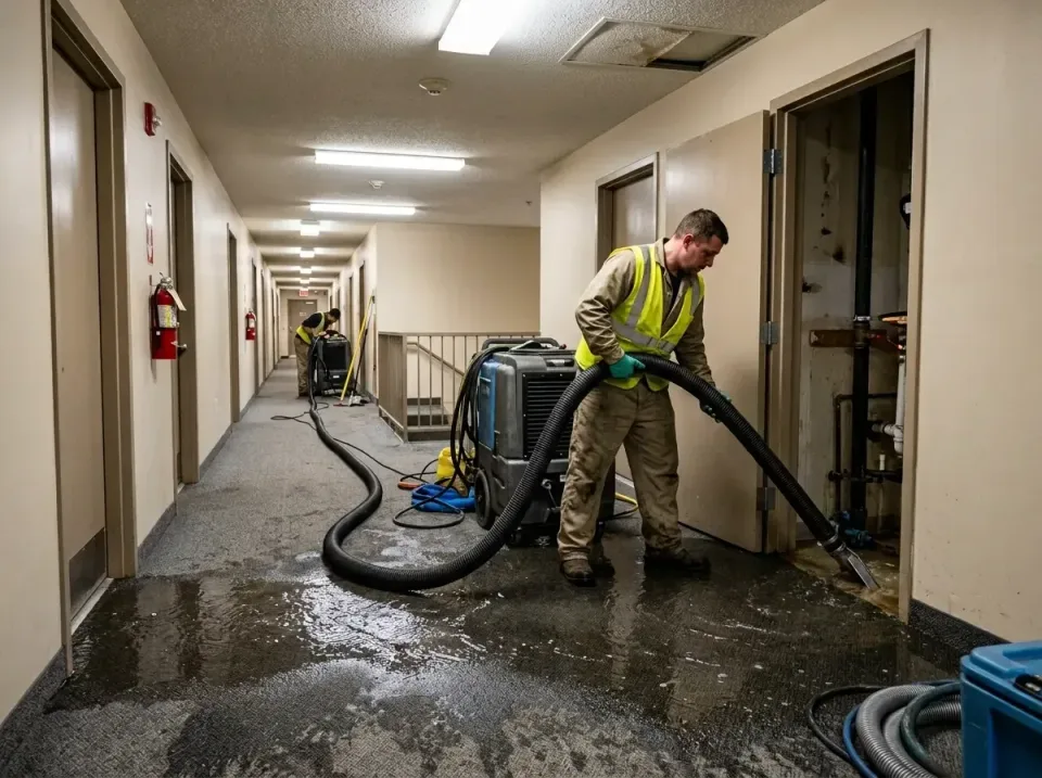 multi-unit-apartment-hallway-f-005 — frequently asked questions, Emergency Burst Pipe Water Extraction & Removal in Youngwoo…